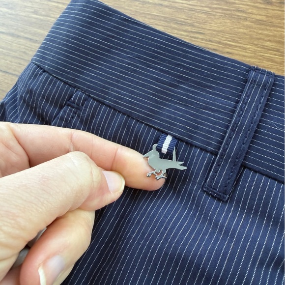 NWT Modern Amusement Pinstripe Slacks Navy 36x33 Men’s Cotton - Picture 7 of 8